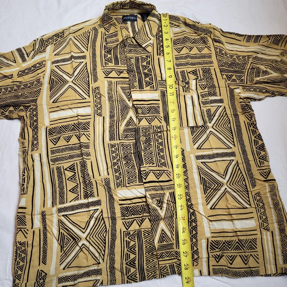 Puritan Men's Shirt‎ Short Sleeve Button-Up 